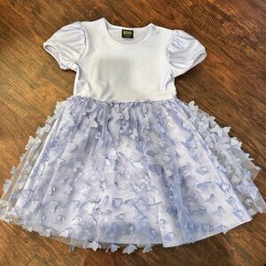 Girl’s Light Purple Wicked Dress with Floral Details